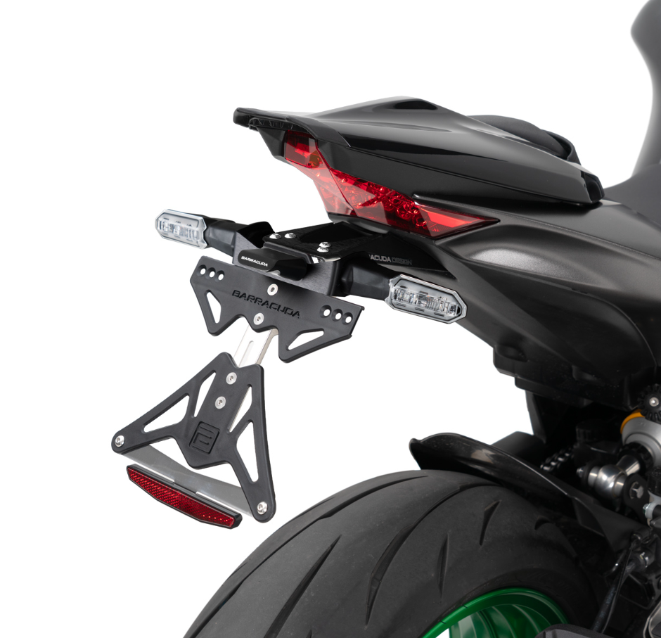 Стойка за номер за оригинални мигачи BARRACUDA Kawasaki Z1100 2026